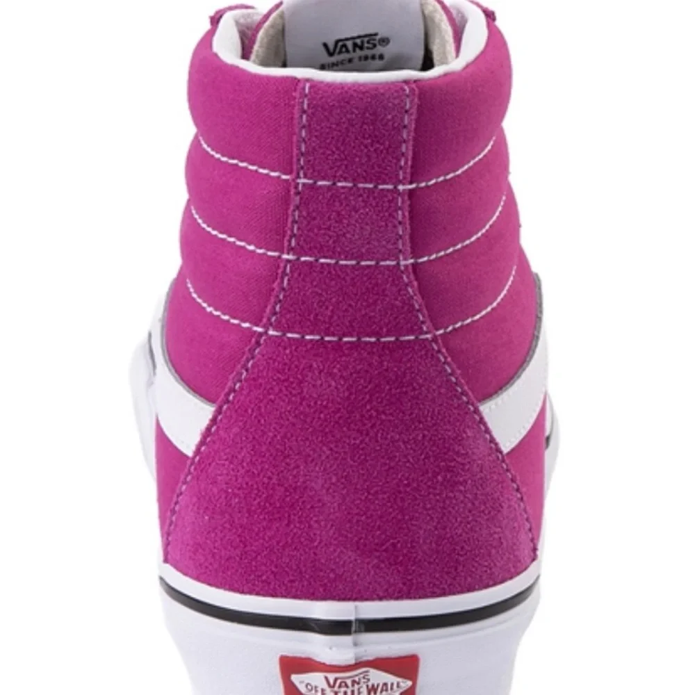 Vans Sk8-Hi Skate Shoe - Fuchsia Red - Picture 4 of 9